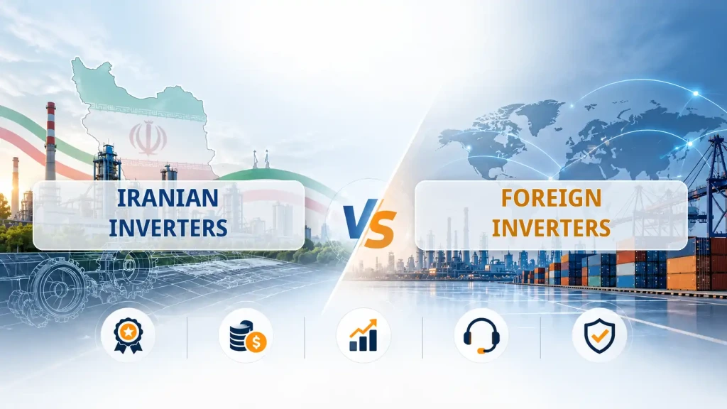 اینورتر ایرانی یا خارجی؟ مقایسه کیفیت، قیمت و عملکرد